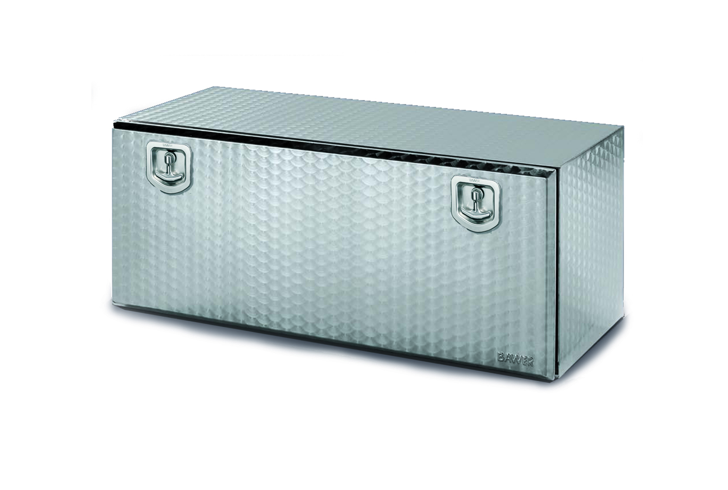 Bawer L1200 x H500 x D500mm Stainless Steel toolbox - Flowered Finish with S/S Locks